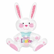 Happy Easter Bunny Rabbit Sitting Balloon